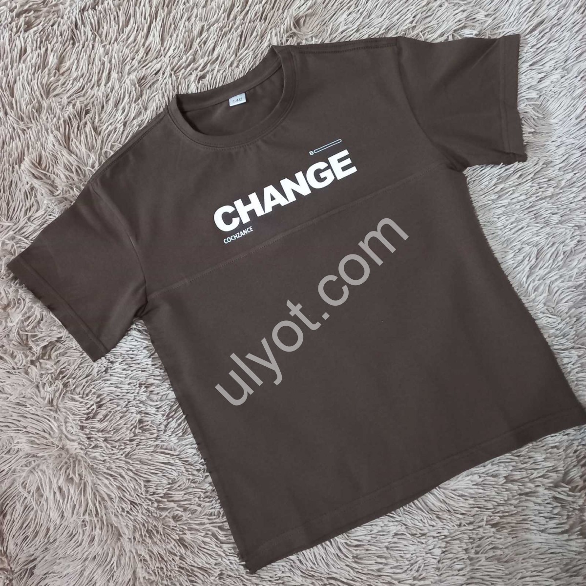 ФУТБОЛКА CHANGE (140-176 см) ШОКОЛАД
