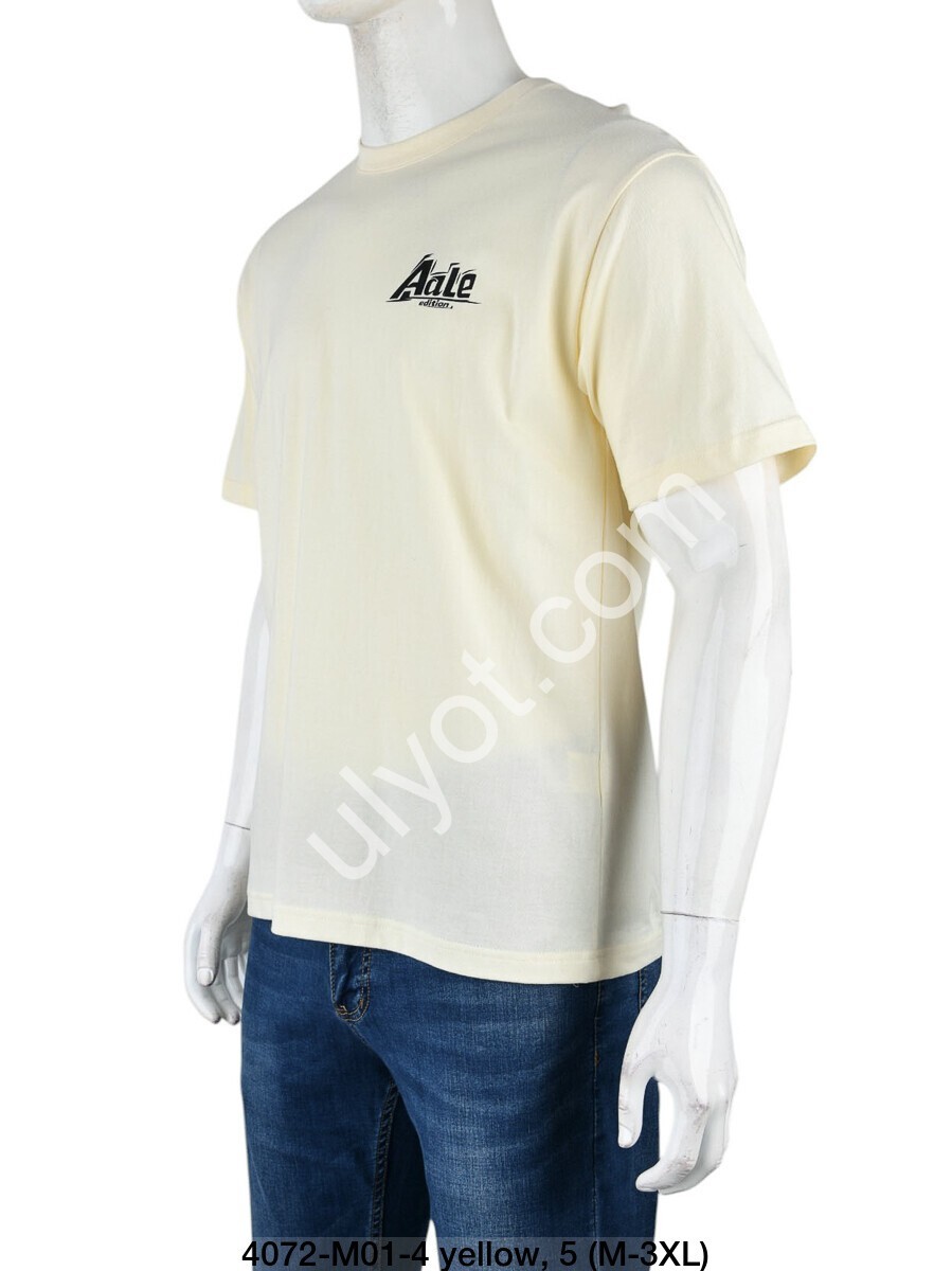 ФУТБОЛКА AALE (M-3XL) СВ.ЖЕЛТЫЙ 4072