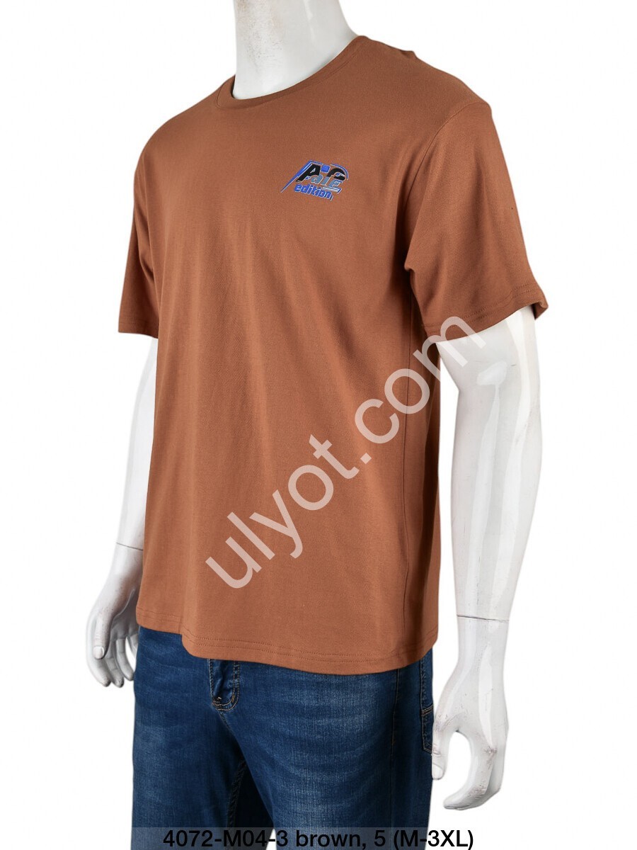 ФУТБОЛКА ALE-2 (M-3XL) КОРИЧНЕВЫЙ 4072