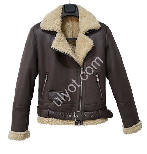 ДУБЛЕНКА AOLONG (S-2XL) КОРИЧНЕВЫЙ 8817