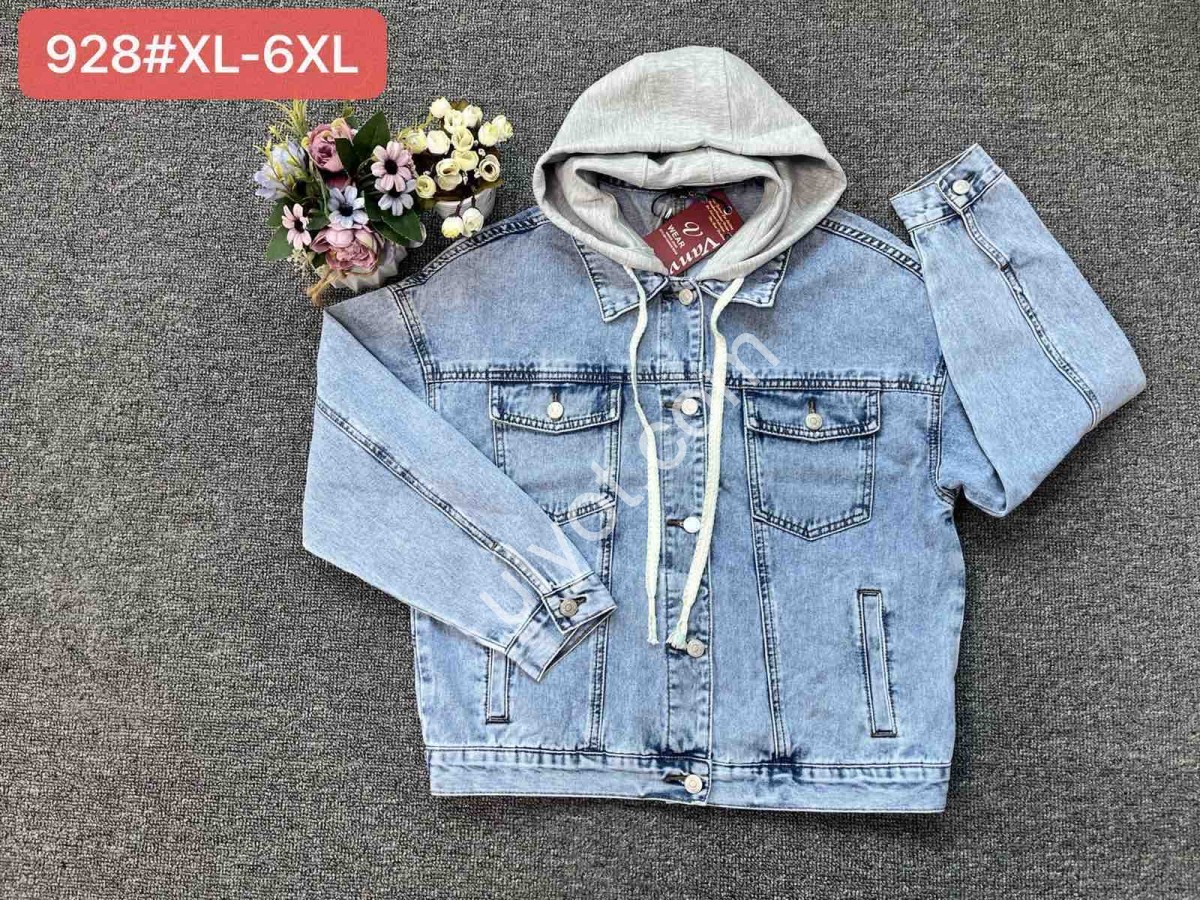 КУРТКА (XL-6XL) ГОЛУБОЙ 928