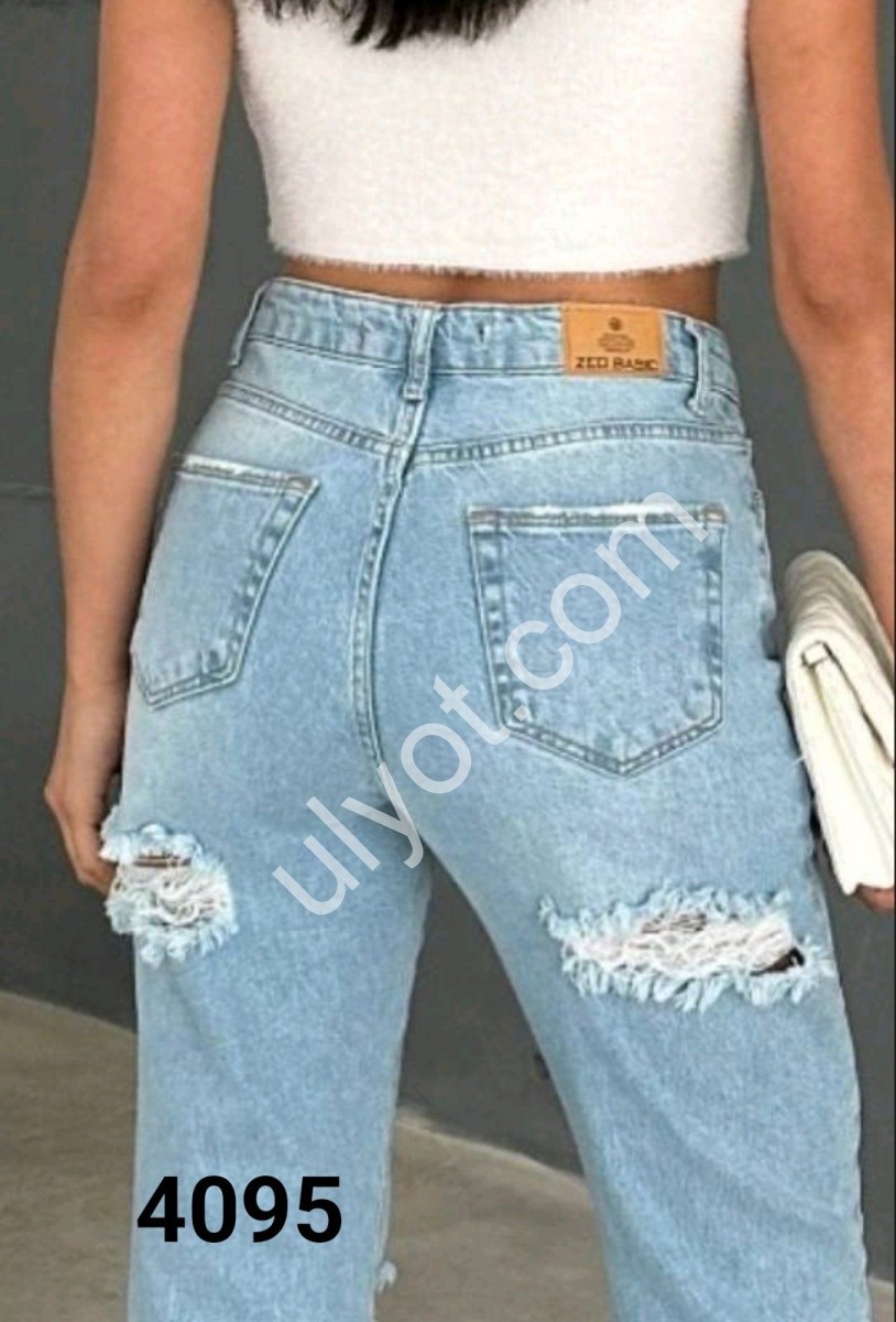 ДЖИНСИ ZEO BASIC (36-42) БЛАКИТНИЙ 4095