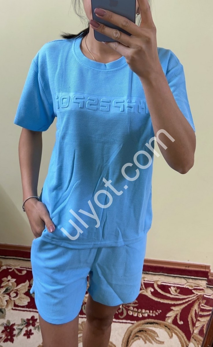 КОСТЮМ (M-XL) БЛАКИТНИЙ 20251
