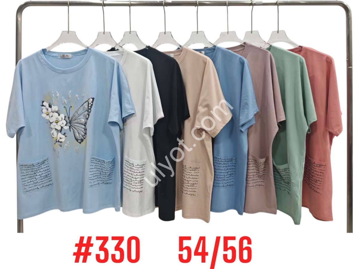 ФУТБОЛКА (ONE SIZE 54-56) МІКС 330