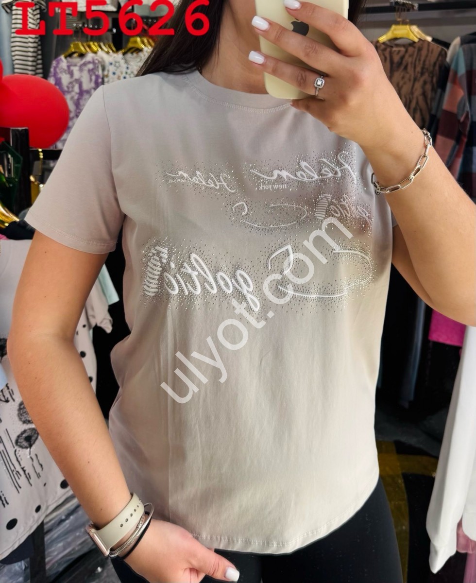ФУТБОЛКА (ONE SIZE 54-56) МІКС LT5626