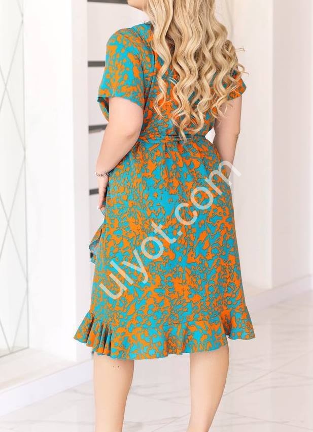 Фото 1 СУКНЯ (48-58) БІРЮЗОВИЙ 1191