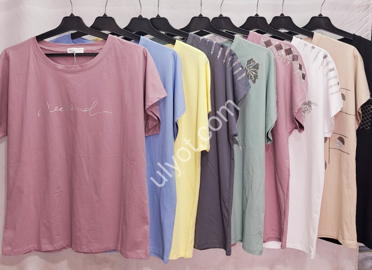 ФУТБОЛКА (ONE SIZE 48/54) МІКС 108