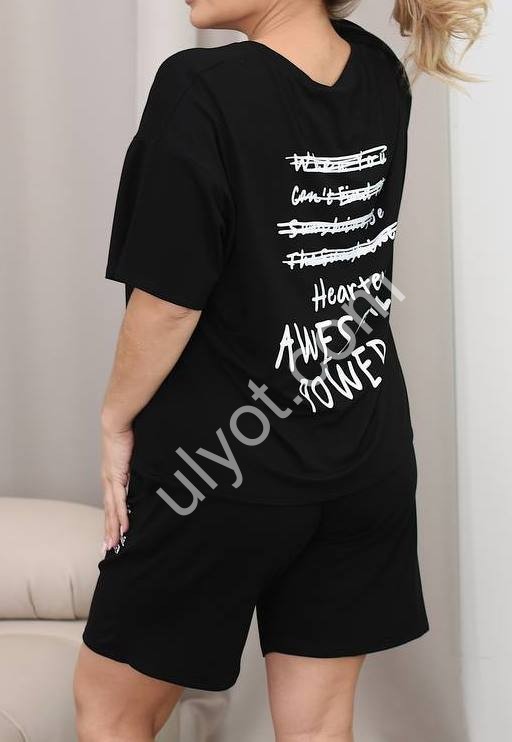 КОСТЮМ ТРІЙКА (50-60) ЧОРНИЙ 517