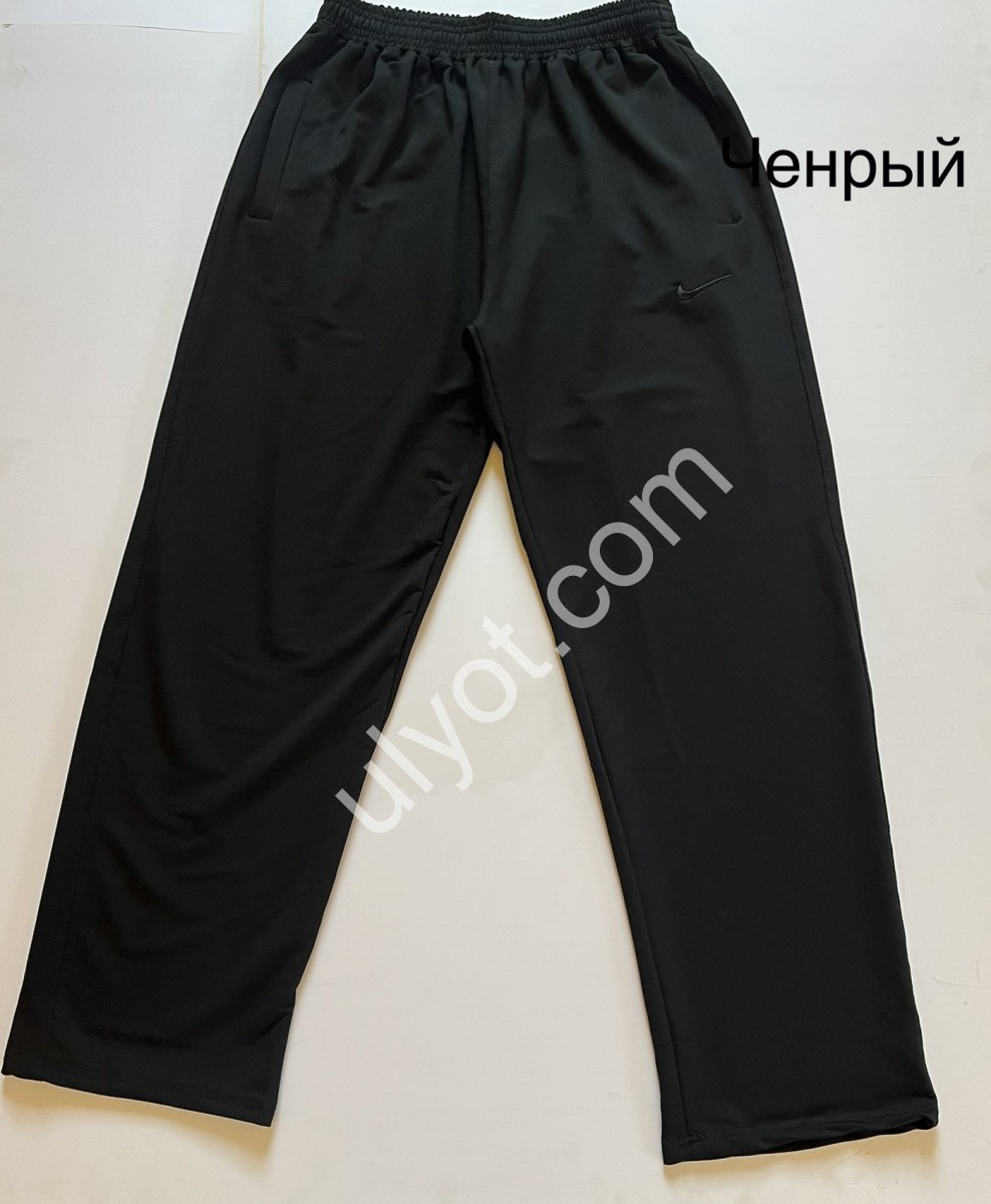 СПОРТ.ШТАНЫ N02 (50-58) ПРЯМОЙ ЧЕРНЫЙ-1 