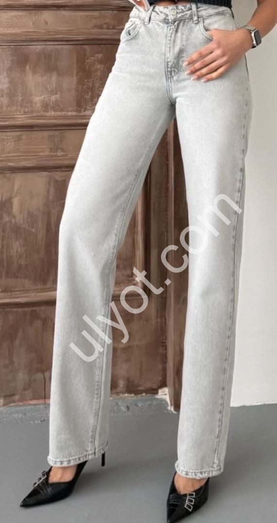 ДЖИНСЫ ZEO BASIC (34-42) СВ.СЕРЫЙ 4690