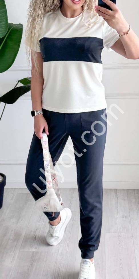 КОСТЮМ (S-3XL) Т.СИНІЙ 3048