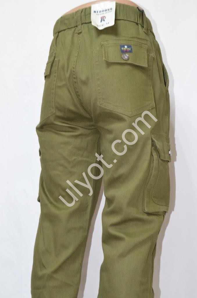 ДЖИНСЫ RTROOSS (29-36) ХАКИ 8075-4