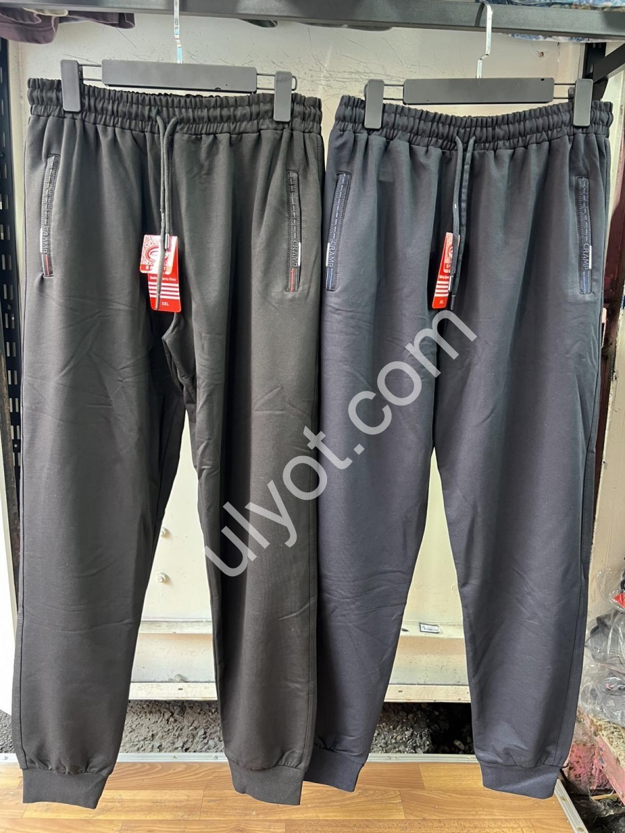 СПОРТ.ШТАНИ CRAMP (3XL-5XL) МАНЖЕТ ЧОРНИЙ