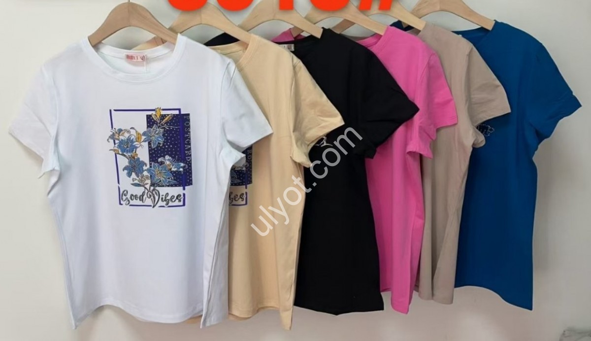 ФУТБОЛКА (ONE SIZE) КАМНИ МИКС 8518