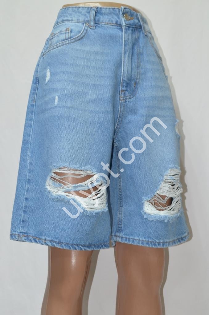 ШОРТИ TOP SHOP (25-32) БЛАКИТНИЙ 8067