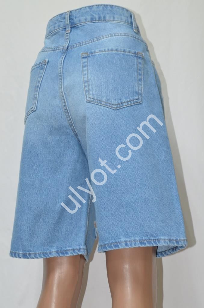 ШОРТИ TOP SHOP (25-32) БЛАКИТНИЙ 8067