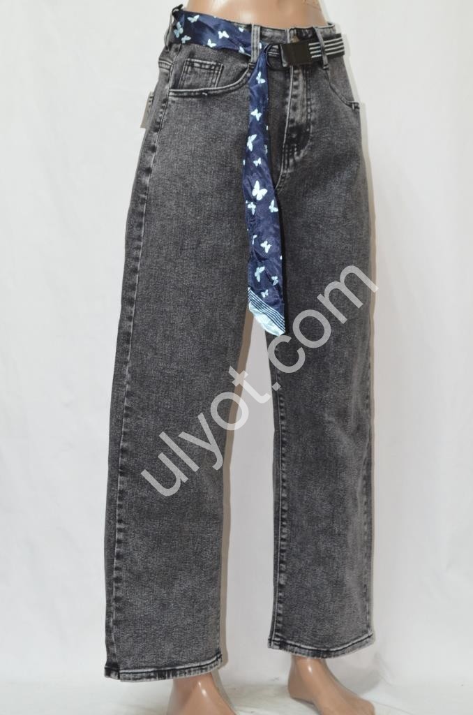 ДЖИНСЫ DENIM (28-33) ГРАФИТ 5620