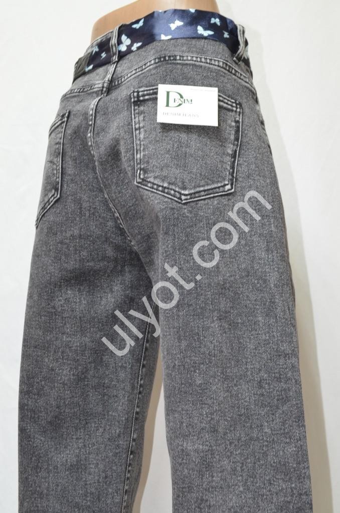 ДЖИНСЫ DENIM (28-33) ГРАФИТ 5620
