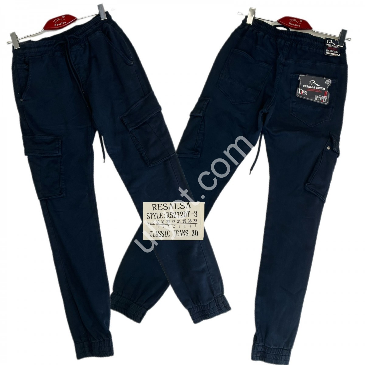 ДЖИНСИ RESALSA (30-38) Т.СИНІЙ RS272