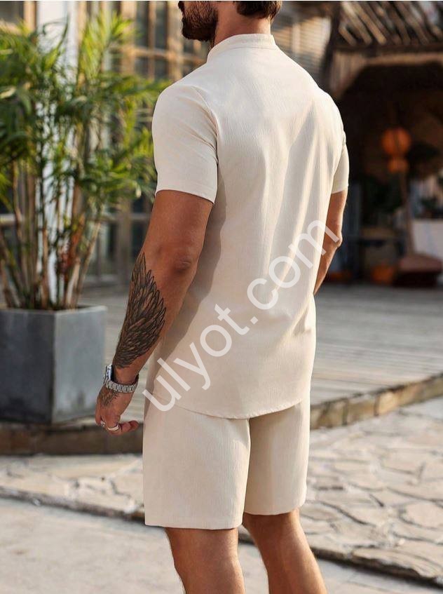 Фото 1 КОСТЮМ (44-56) БЕЖЕВЫЙ 7003