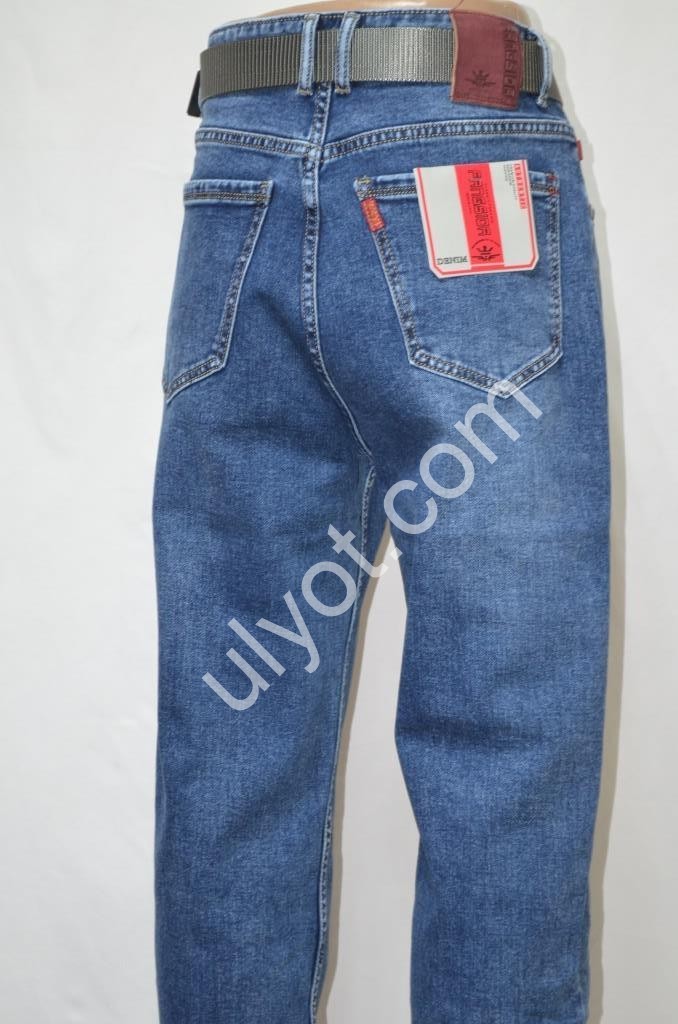 Фото 1 ДЖИНСЫ FANGSIDA (28-36) СИНИЙ 8803