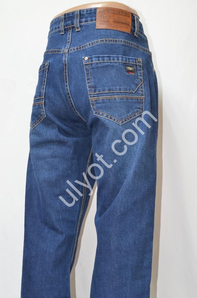 ДЖИНСЫ ATWOLVES (32-38) Т.СИНИЙ 6307