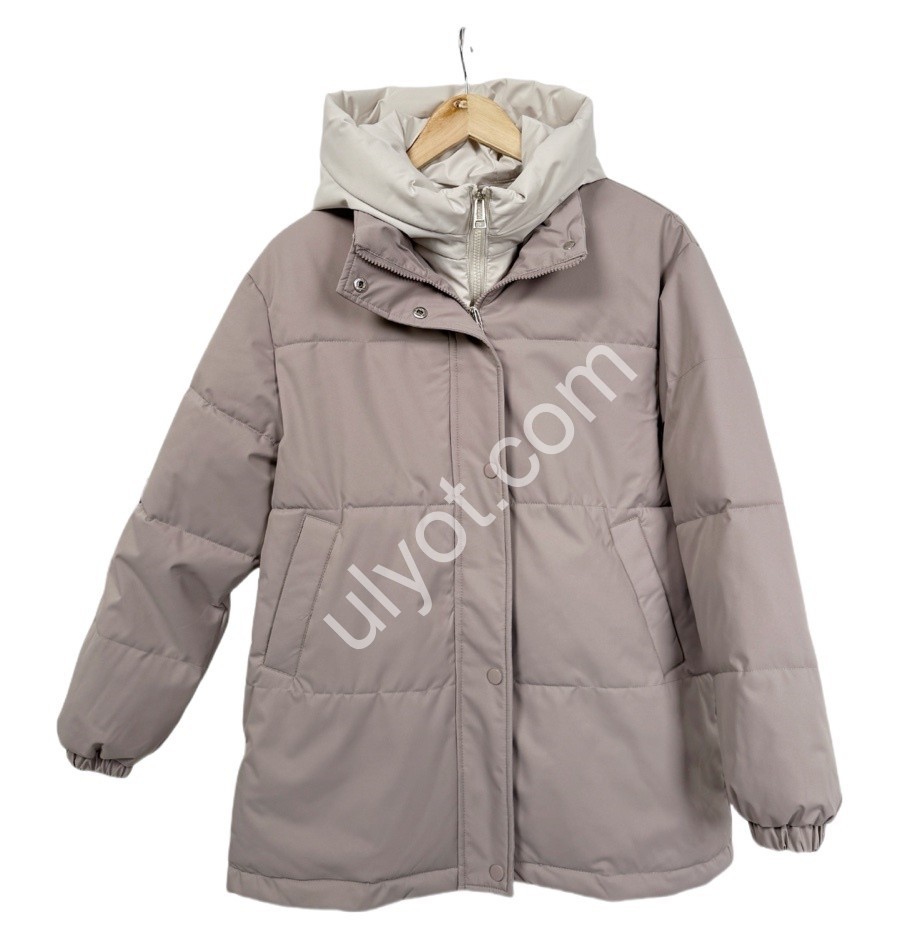 КУРТКА (M-XL) СВ.СЕРЫЙ 918