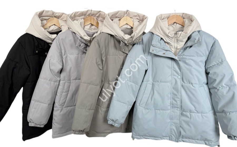 КУРТКА (M-XL) СВ.СЕРЫЙ 918