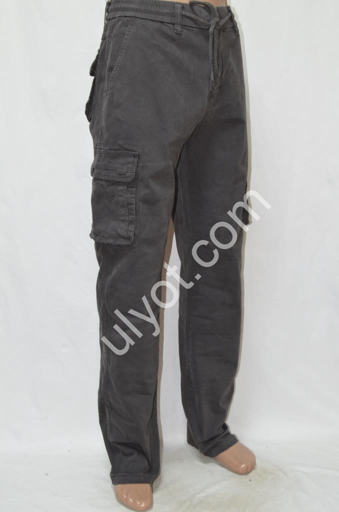 ДЖЕГИНСЫ AKPZEN (32-40) ГРАФИТ 8098-11