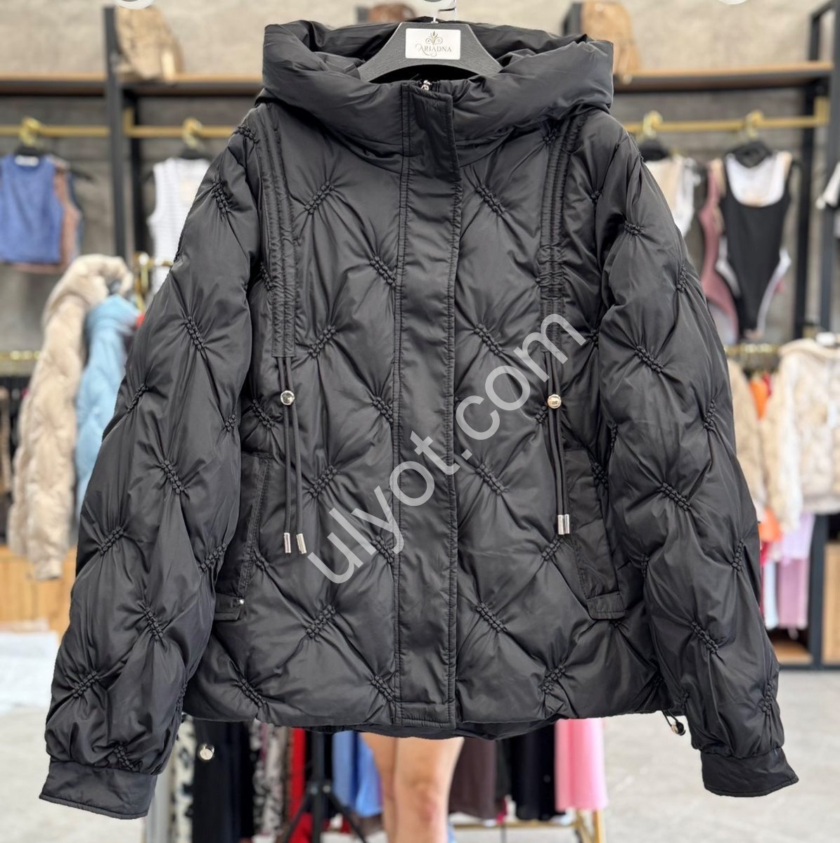 КУРТКА (M-2XL) ЧОРНИЙ 785