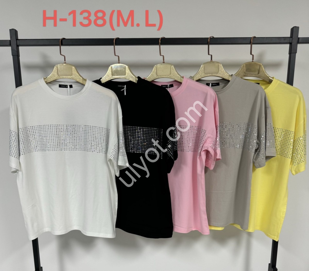 ФУТБОЛКА (M-L) МИКС H-138