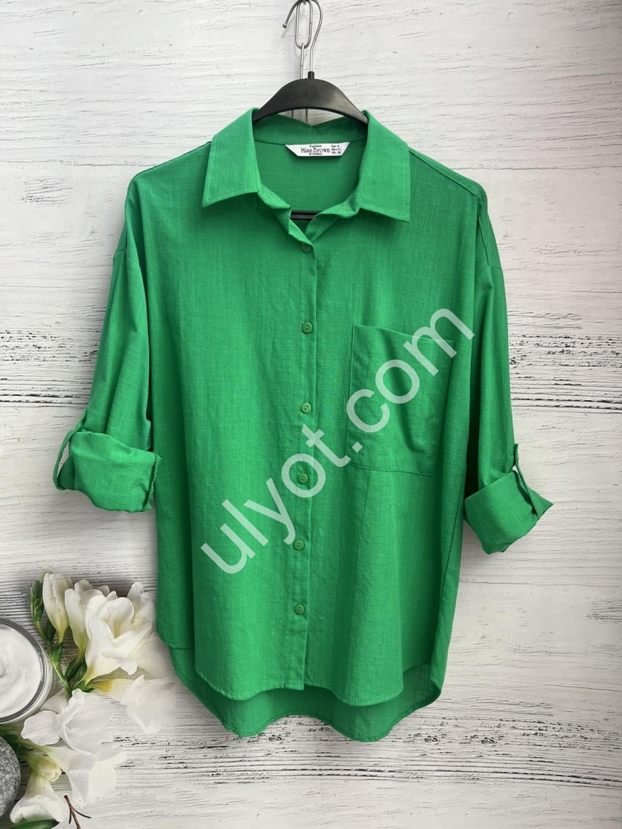 Сорочка-018 (S-XL) Смарагд