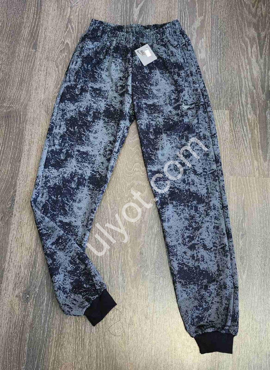 СПОРТ.ШТАНЫ N02 (36-44) МАНЖЕТ Т.СИНИЙ 