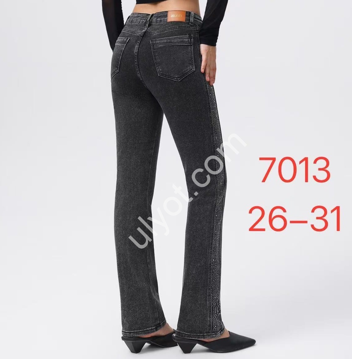 ДЖИНСИ JELEEY (26-31) ГРАФІТ 7013