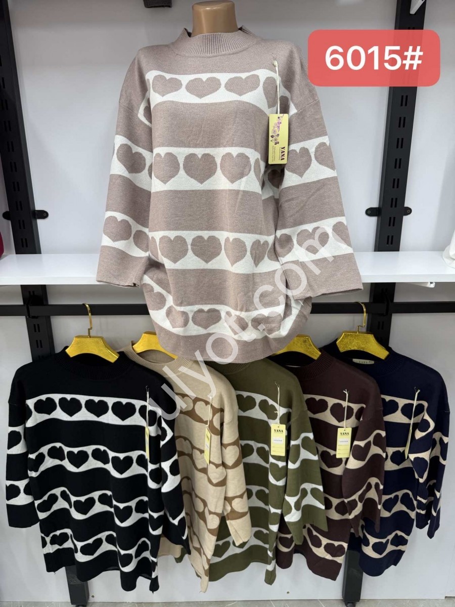 СВІТЕР (ONE SIZE 50-54) МІКС 6015