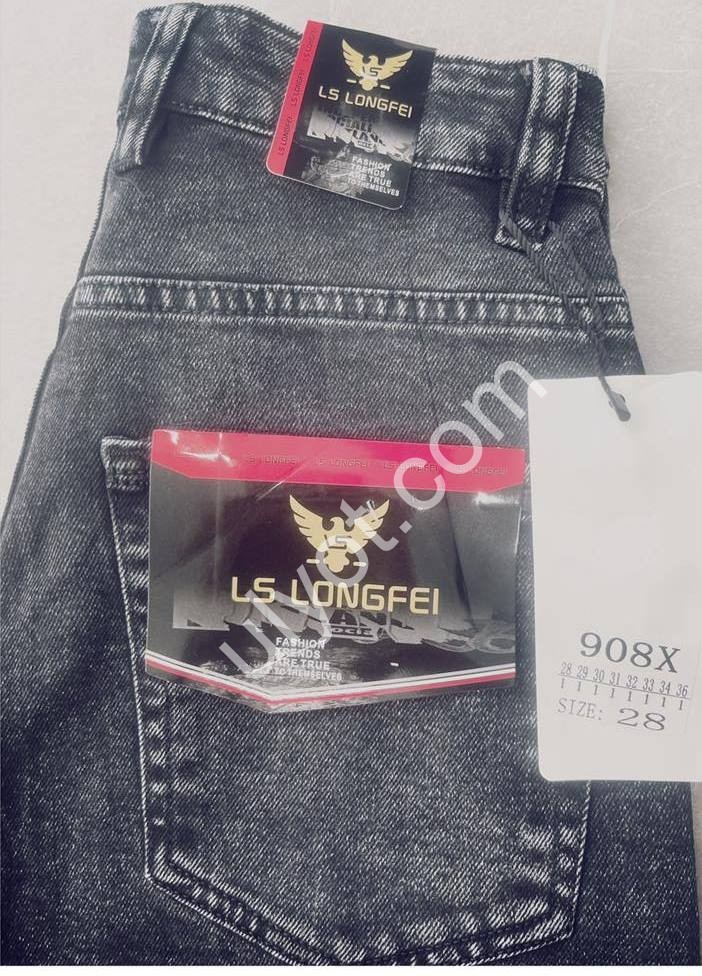 ДЖИНСЫ LS JEANS (28-36) ГРАФИТ 908X
