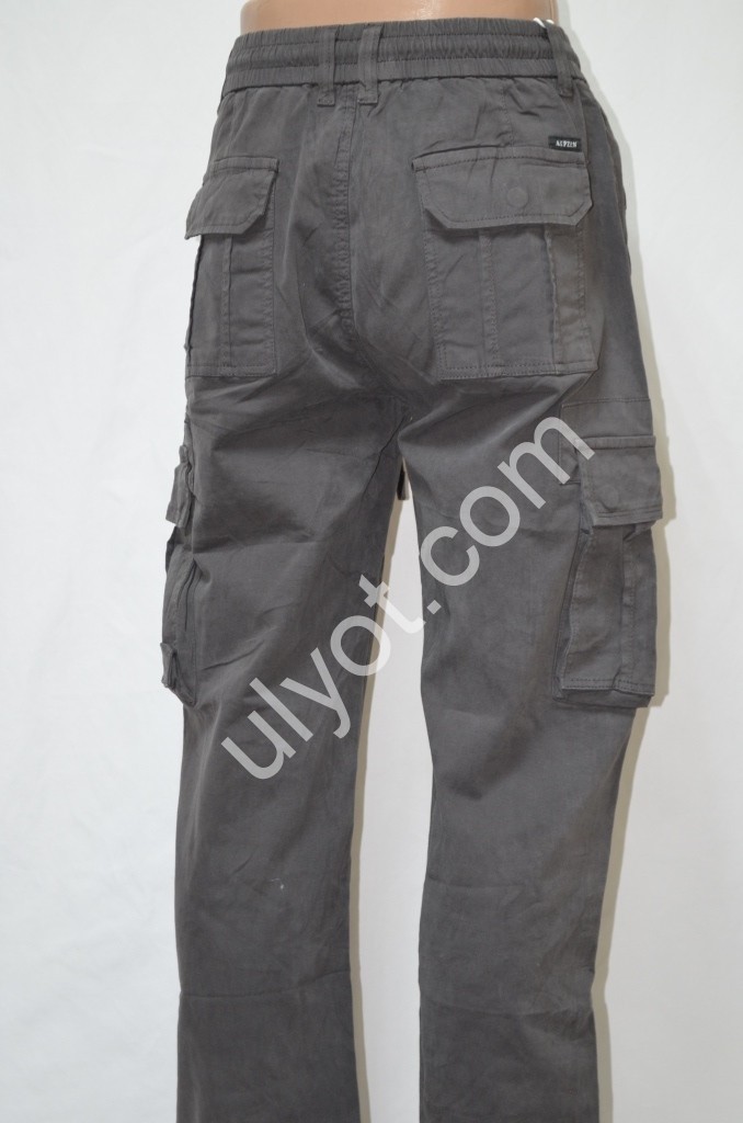 ДЖЕГИНСЫ AKPZEN (32-42) ГРАФИТ 8080-K21