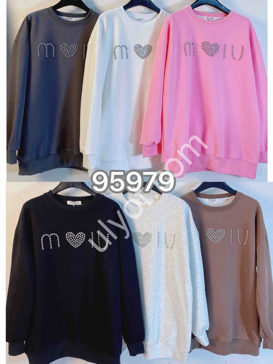 СВИТЕР (OVER SIZE) МИКС 95979