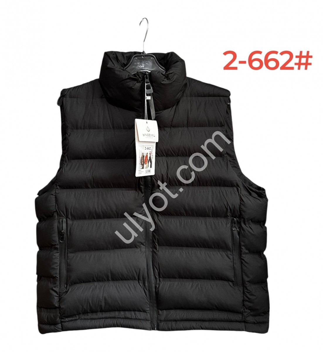 ЖИЛЕТКА (M-2XL) ЧЕРНЫЙ 2-662