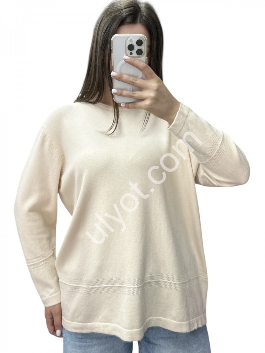СВІТЕР (ONE SIZE 48-56) МІКС 25233