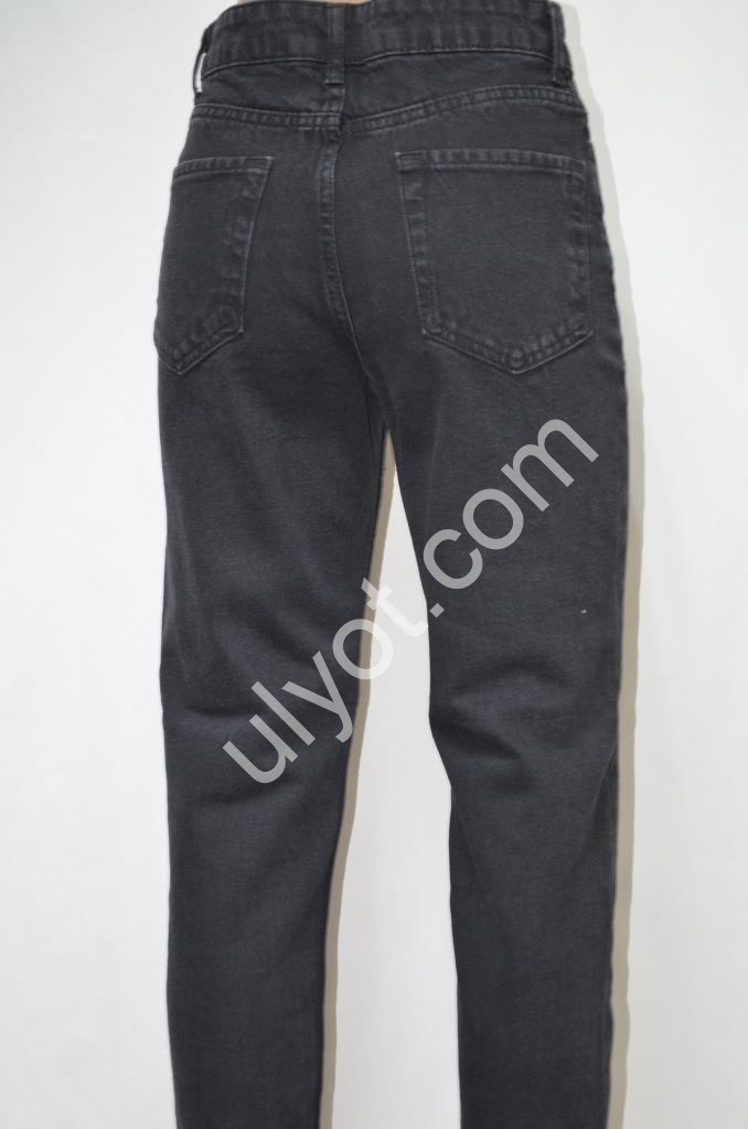 ДЖИНСЫ TOP SHOP (25-32) ЧЕРНЫЙ 7154