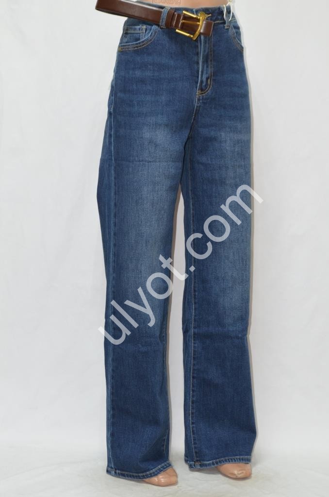 ДЖИНСЫ M.SARA (XS-XL) Т.СИНИЙ 1607H
