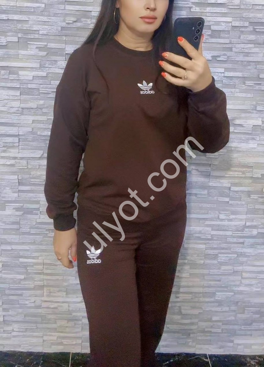 СПОРТ.КОСТЮМ-1 A01 (S-XL) ШОКОЛАД 