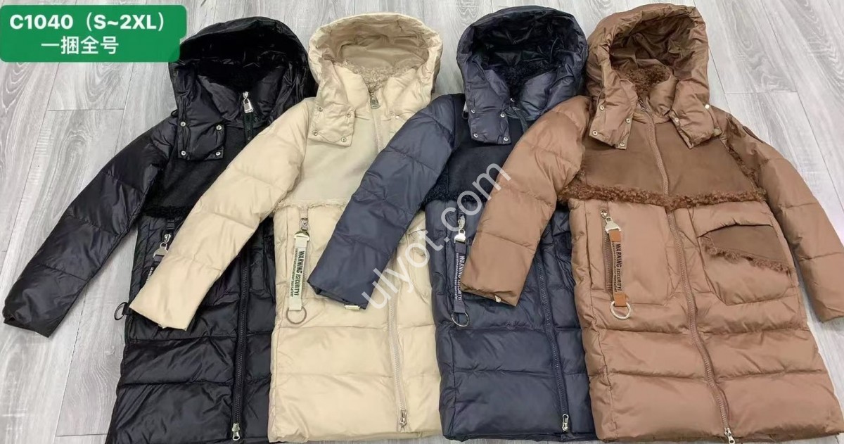 КУРТКА (S-2XL) БЕЖ C1040