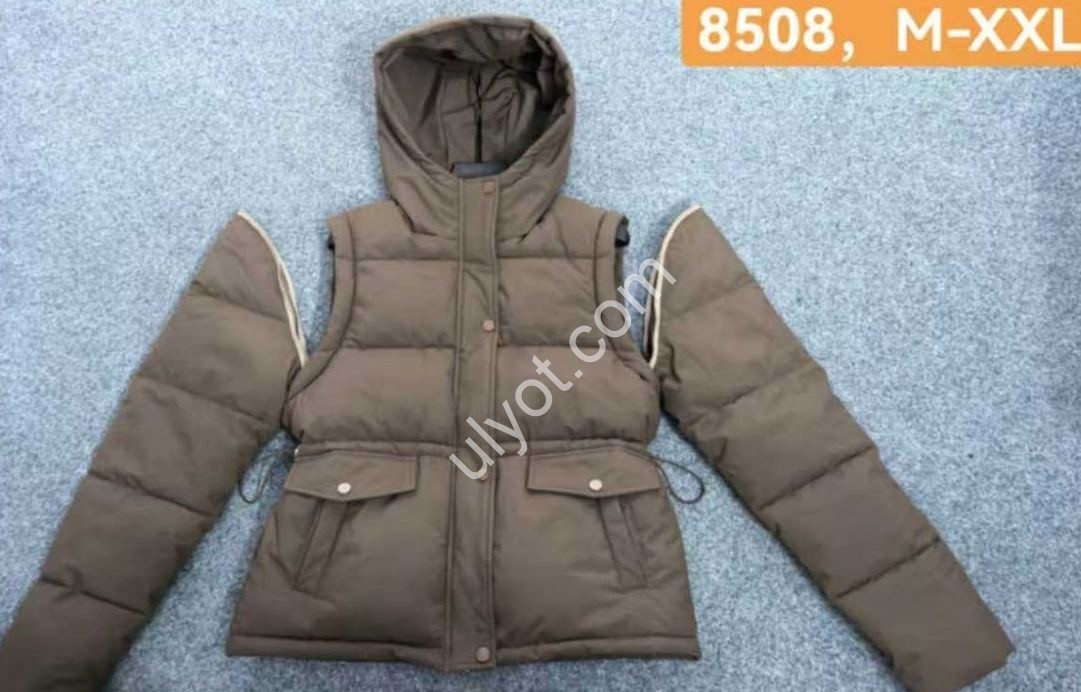КУРТКА (M-2XL) ЧЕРНЫЙ 8508