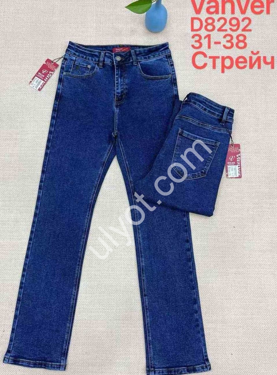 ДЖИНСИ VANVER (31-38) Т.СИНІЙ 8292