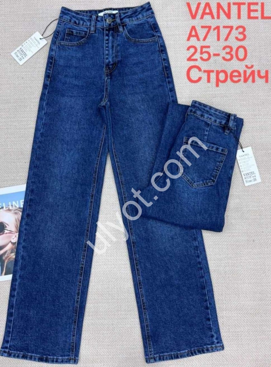 ДЖИНСЫ VANTEL (25-30) Т.СИНИЙ A7173