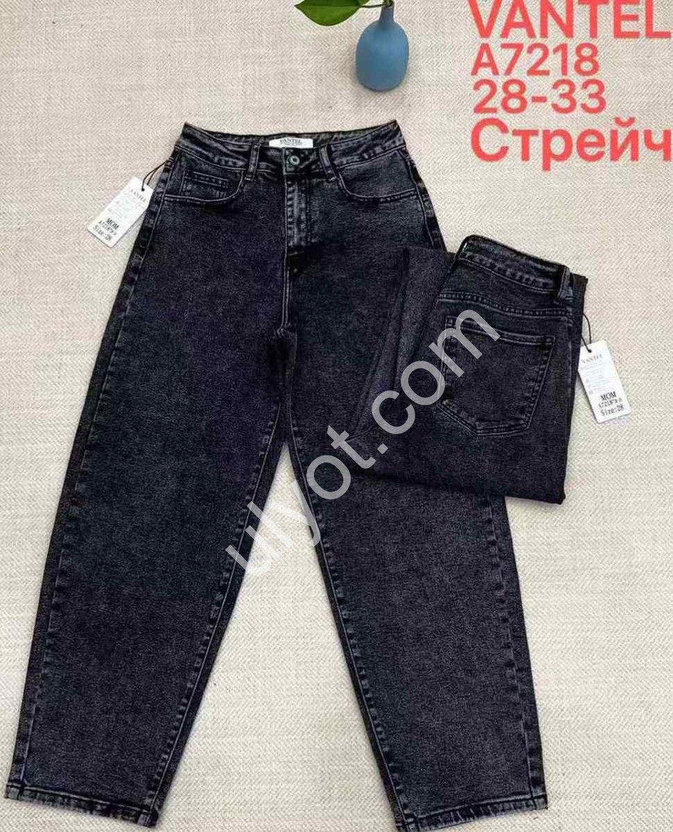 ДЖИНСИ VANTEL (28-33) ГРАФІТ A7218