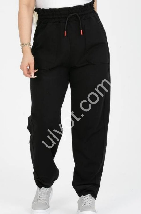 СПОРТ.ШТАНИ (M-XL) МАНЖЕТ ЧОРНИЙ 2080(188)