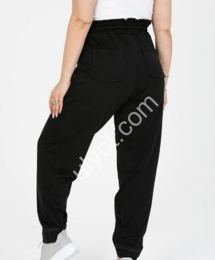 СПОРТ.ШТАНИ (M-XL) МАНЖЕТ ЧОРНИЙ 2080(188)